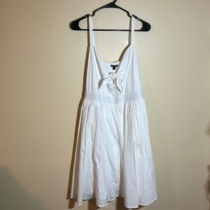 White tie front skater dress-new, never worn
